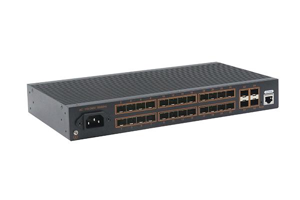 4万兆24光三层网管型工业交换机