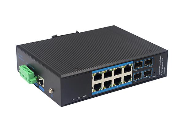 千兆4光8电管理型工业交换机